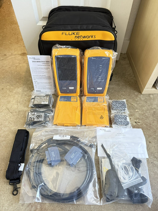 FLUKE NETWORKS DSX2-5000 (CALIBRATED 2024) MFD 2024 - NEW SEALED / SHIPS FREE