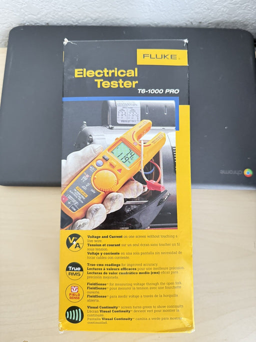 Fluke T6-1000 PRO Electrical Tester Fieldsense 1000V AC / DC True RMS & Case NEW