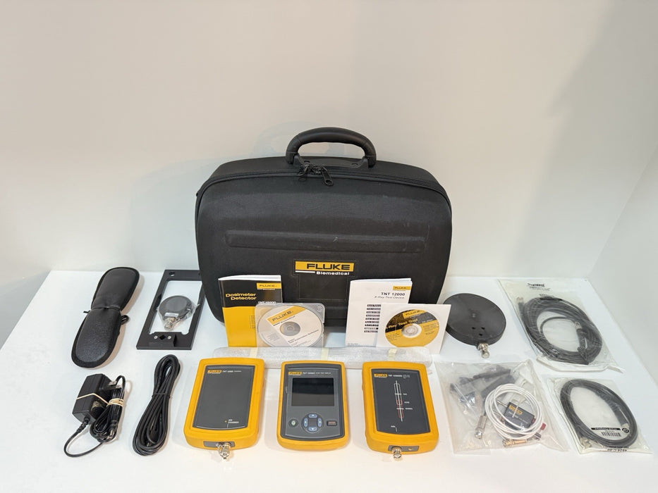 FLUKE BIOMEDICAL TNT 12000D X-RAY W/ DOSEMATE 12000WD KIT (TESTED) FREE SHIPPING