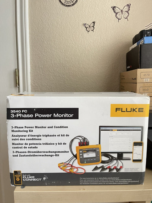 Fluke 3540 FC KIT 3-Phase Power/Monitoring Kit Fluke Connect (SHIPS NEXT DAY)