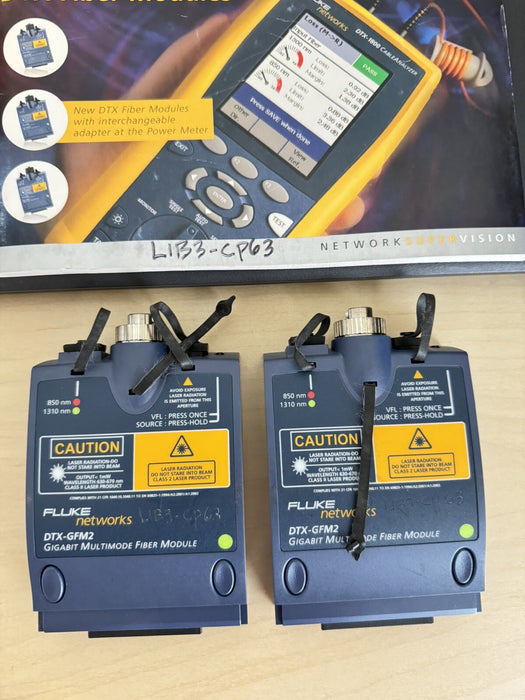 Fluke Networks DTX-GFM2 Gigabit Multimode Fiber Module for Fluke DTX-1800