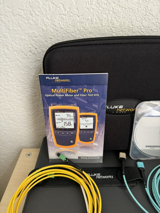 FLUKE NETWORKS MFTK-SM1550 MULTIFIBER PRO 1550 NM SINGLEMODE KIT (FREE SHIPPING)