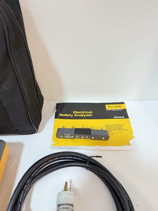 FLUKE ESA612 115V ELECTRICAL SAFETY ANALYZER W/ACCESSORIES (TESTED) SHIPS FREE