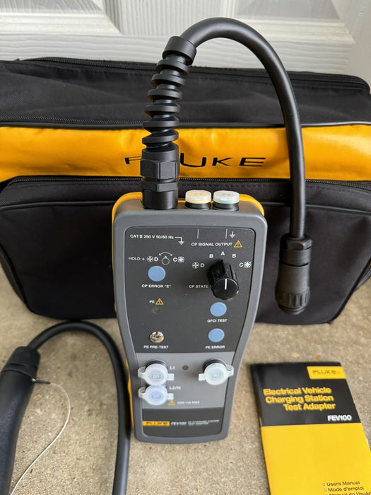 Fluke FEV100/TY1 Adapter Kit for Electric Vehicle Charging Stations / SHIPS FAST