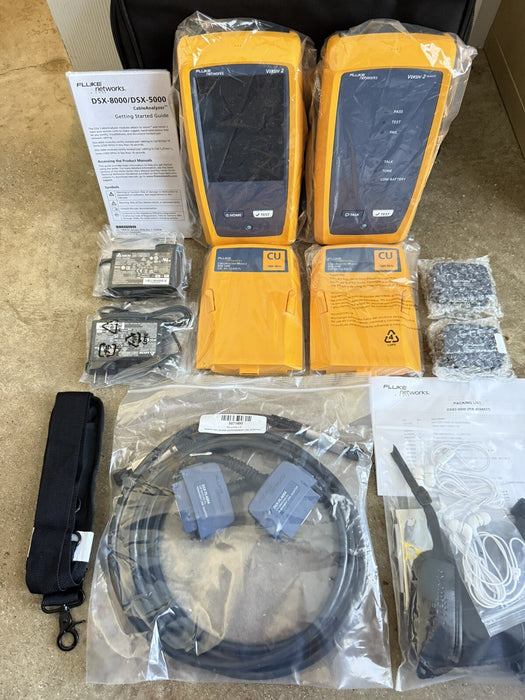 FLUKE NETWORKS DSX2-5000 (CALIBRATED 2024) MFD 2024 - NEW SEALED / SHIPS FREE