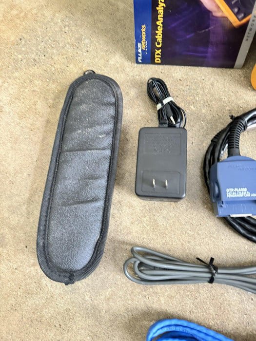 Fluke Networks DTX-1800 Cable Analyzer KIT and DTX-CHA001A CAT6 Channel Adapters