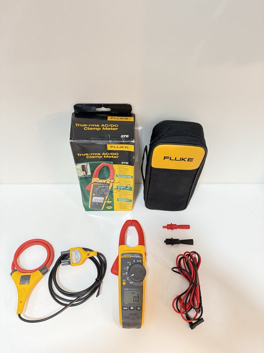 FLUKE 376 TRUE RMS AC/DC CLAMP METER (NEW SEALED) SHIPS FAST