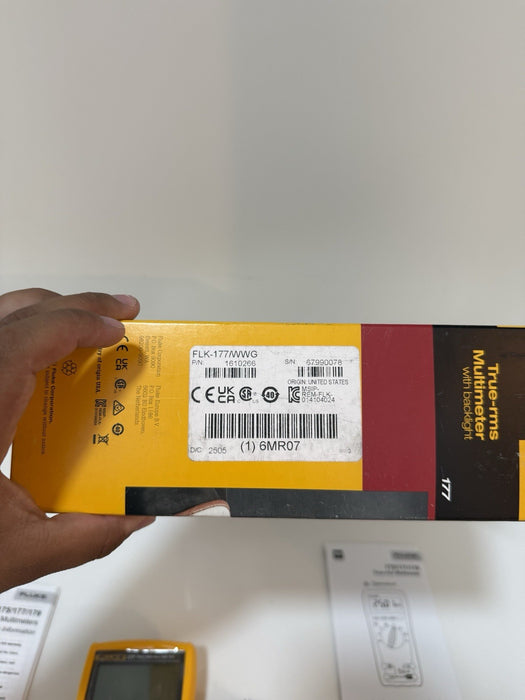 FLUKE 177 TRUE RMS MULTIMETER (NEE FACTORY SEALED) CALIBRATED 2025 / SHIPS FAST