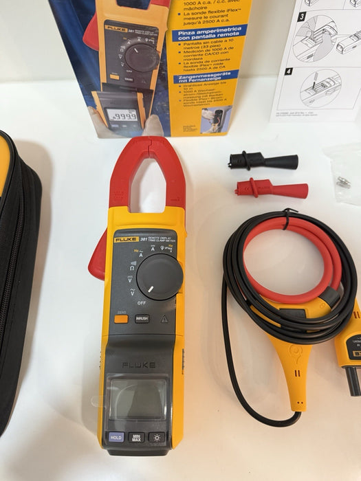 FlLUKE 381 REMOTE DISPLAY CLAMP METER (NEW FACTORY SEALED) MFD 2025 - USA MADE