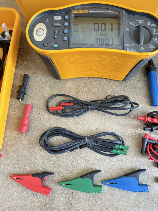 Fluke 1654B Multifunction Installation Tester W/ Accessories- FREE SHIPPING