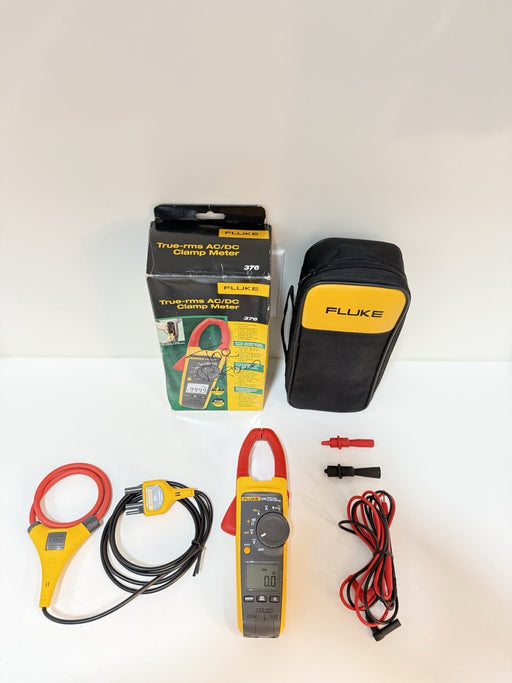 FLUKE 376 TRUE RMS AC/DC CLAMP METER (NEW SEALED) SHIPS FAST