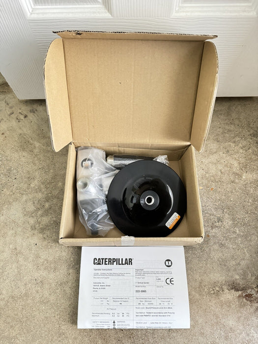 Caterpillar 222-3065 7” Heavy Duty Vertical Air Sander / NEW SEALED - SHIPS FAST