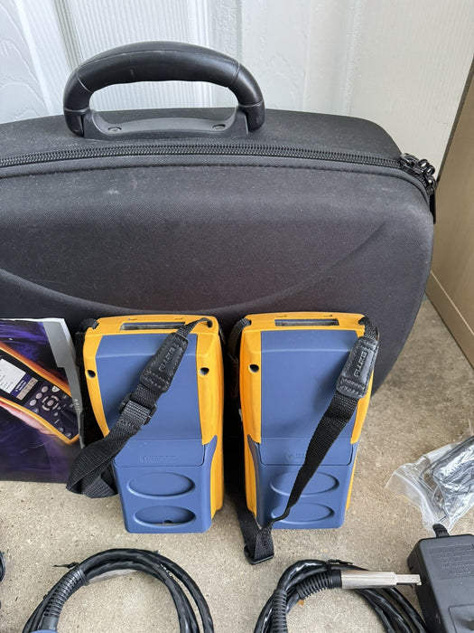 Fluke Networks DTX-1800 Cable Analyzer KIT and DTX-CHA001A CAT6 Channel Adapters
