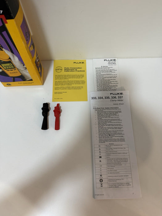 FLUKE 337 TRUE RMS CLAMP METER (NEW FACTORY SEALED) SHIPS FAST (RARE)