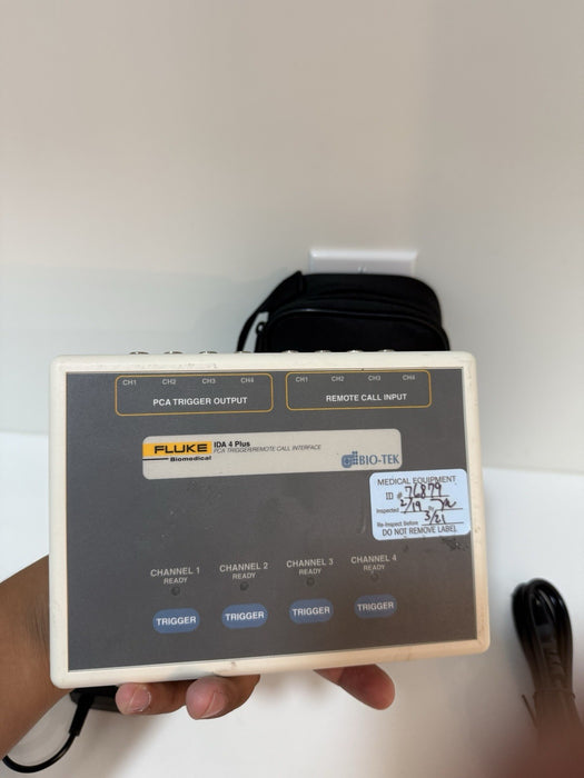 FLUKE BIOMEDICAL IDA 4 PlUS PCA TRIGGER/REMOTE CALL INTERFACE (SHIPS FAST)TESTED
