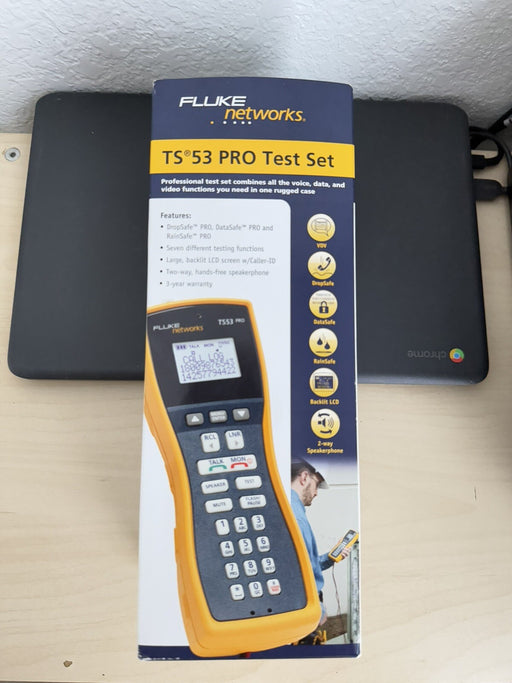 FLUKE NETWORKS TS 53 PRO TEST SET (NEW FACTORY SEALED) SHIPS FAST