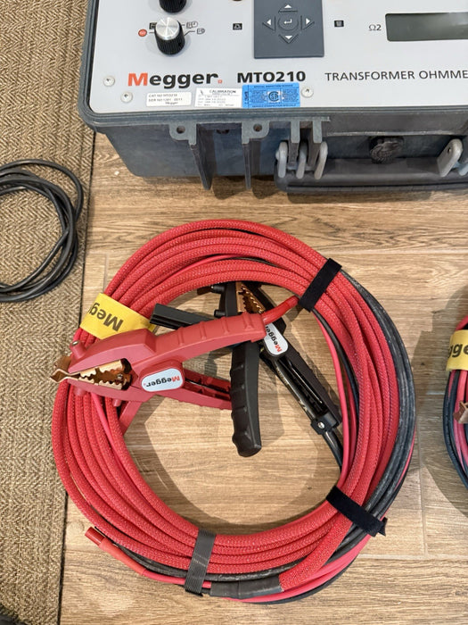 MEGGER MTO210 TRANSFORMER OHMMETER W/ ACCESSORIES (CALIBRATED 2025) TESTED