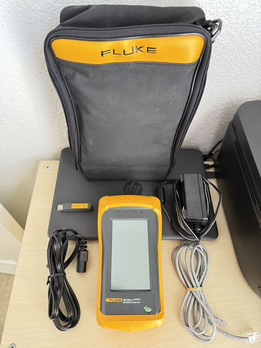 Fluke OneTouch Series II Network Assistant Analyzer, wCase & Cables