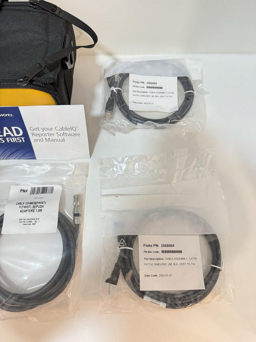 FLUKE NETWORKS QUALIFICATION TESTER KIT (CIQ-100) NEW FACTORY SEALED/SHIPS FREE