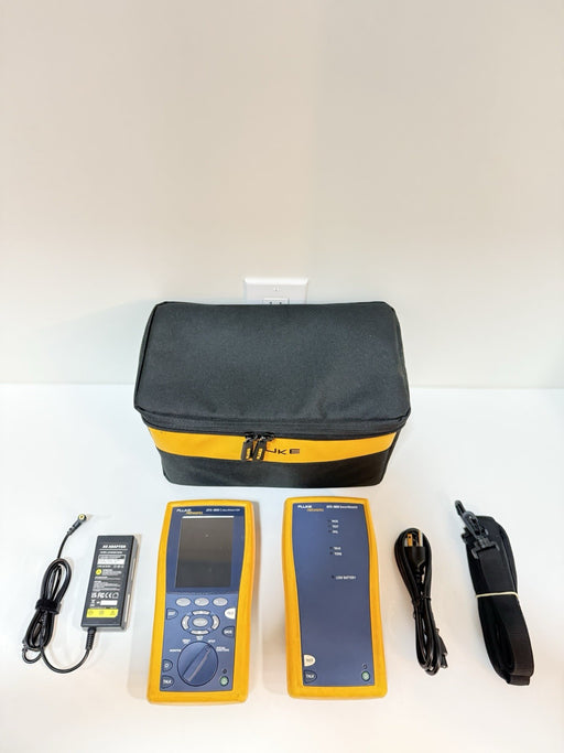 FLUKE NETWORKS DTX-1800 DTX CABLE ANALYZER & DTX-REMOTE (TESTED) - FREE SHIPPING