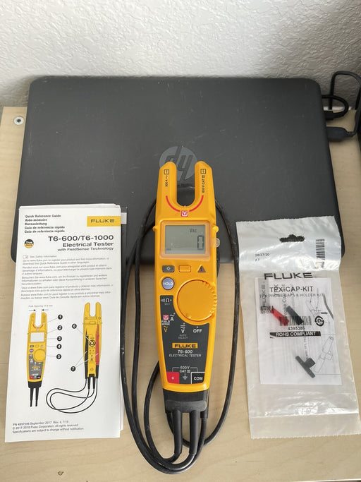 Fluke T6-600 Electrical Tester Measure Voltage up to 600V AC/DC (SHIPS NEXT DAY)