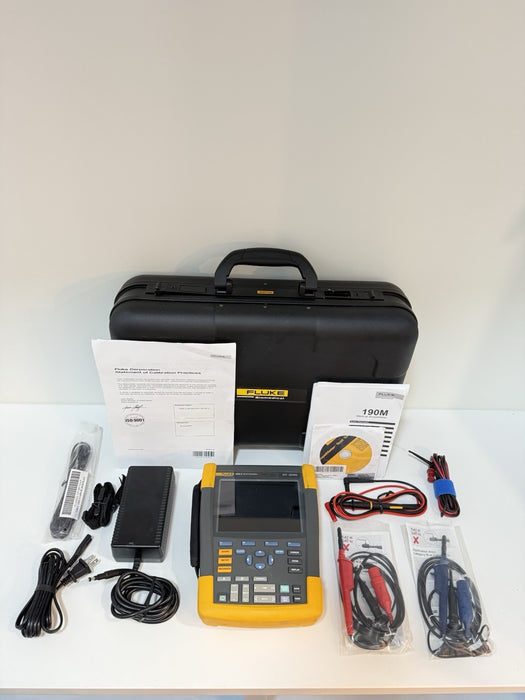 FLUKE 190M-2 MEDICAL SCOPEMETER 2CH 200MHZ OSCILLOSCOPE (TESTED) SHIPS FAST
