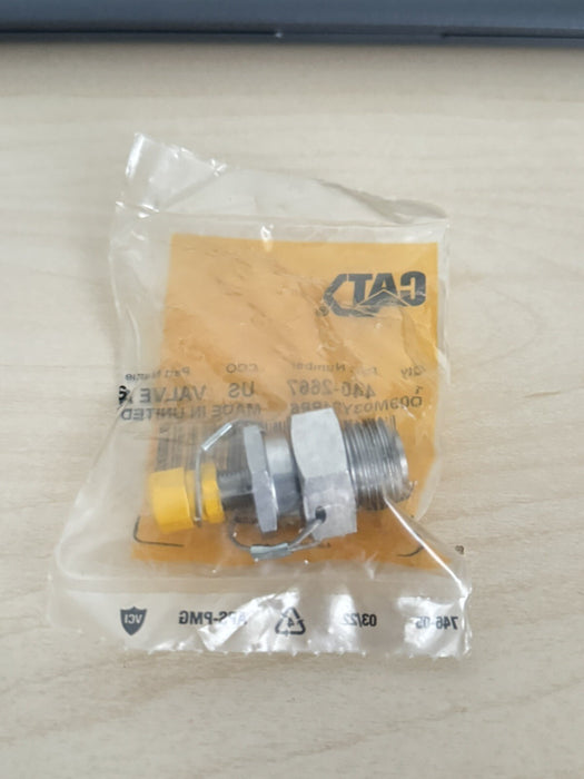 CAT 440-2667 SUSPENSION CYLINDERCHARGING VALVE (NEW SEALED GENUINE PART)