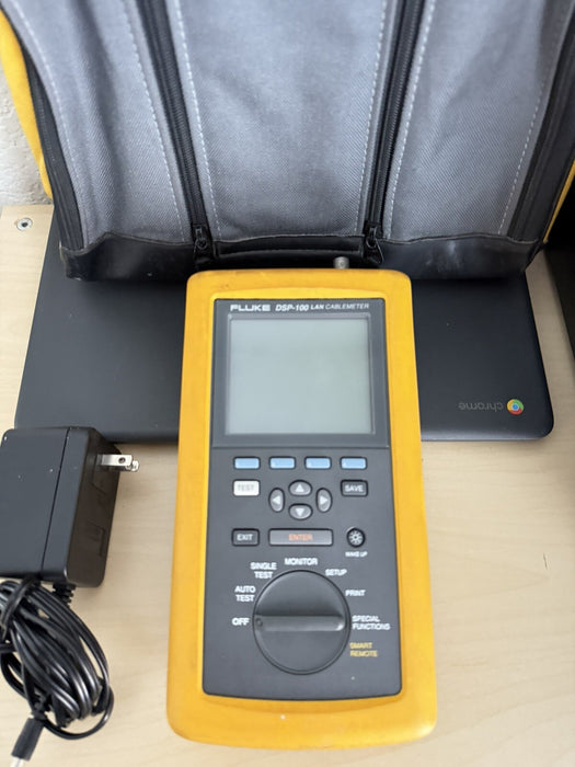 FLUKE DSP-100 LAN CABLEMETER (PARTS ONLY) DOESNT WORKS / SHIPS FAST