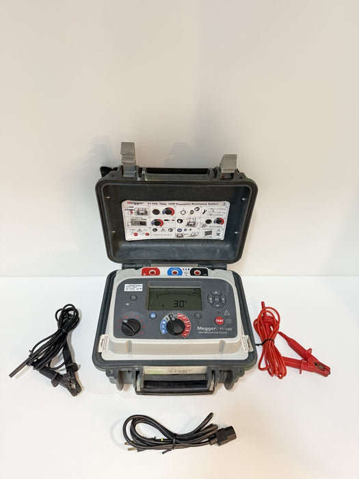 MEGGER S1-1068 10KV INSULATION TESTER W/LEADS & CHARGER (CALIBRATED 2024) TESTED