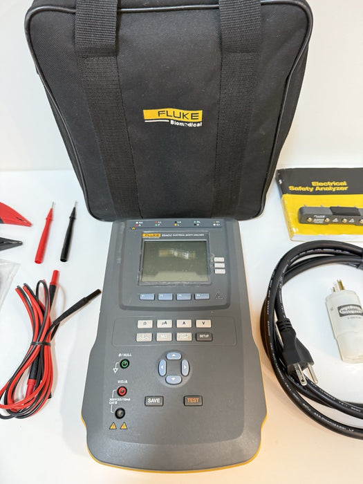 FLUKE ESA612 115V ELECTRICAL SAFETY ANALYZER W/ACCESSORIES (TESTED) SHIPS FREE