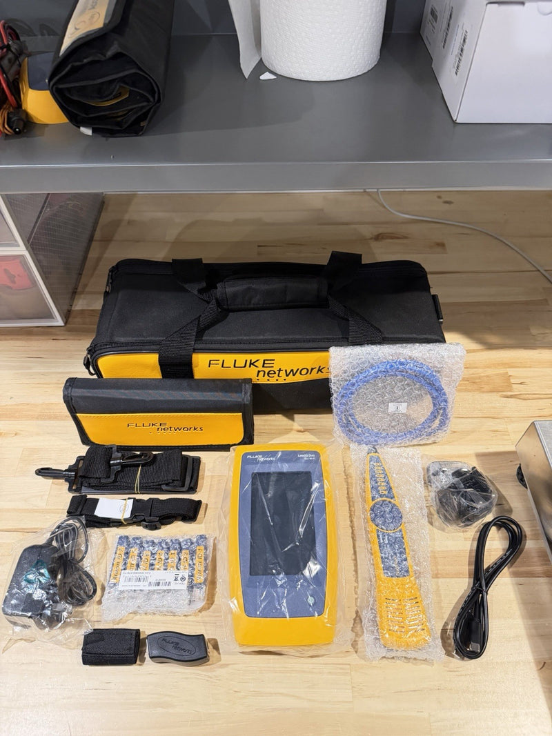 FLUKE NETWORKS LINKIQ-DUO KIT WIFI NETWORK TESTER MFD2025 SHIPS FREE