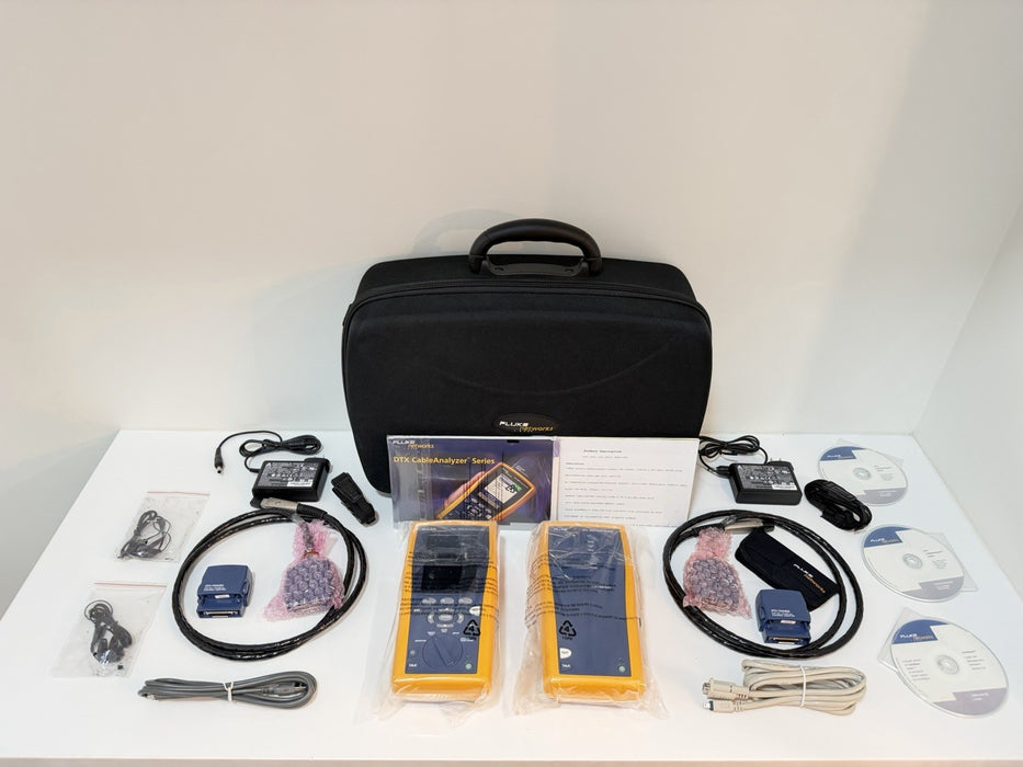 FLUKE NETWORKS DTX-1800 CABLE ANALYZER KIT RARE