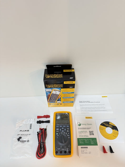 FLUKE 287 TRUE RMS ELECTRONIC LOGGING DIGITAL MULTIMETER (NEW FACTORY SEALED)