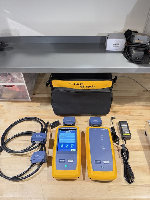 FLUKE NETWORKS DSX-602 PRO 500MHZ CABLE ANALYZER V2 WITH WIFI TESTED