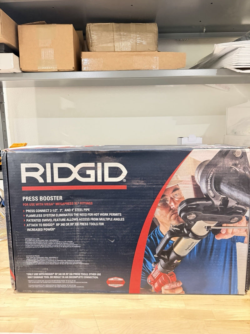 RIDGID 60638 2-1/2" TO 4" MEGAPRESS JAW KIT & PRESS BOOSTER WITH CARRYING CASE