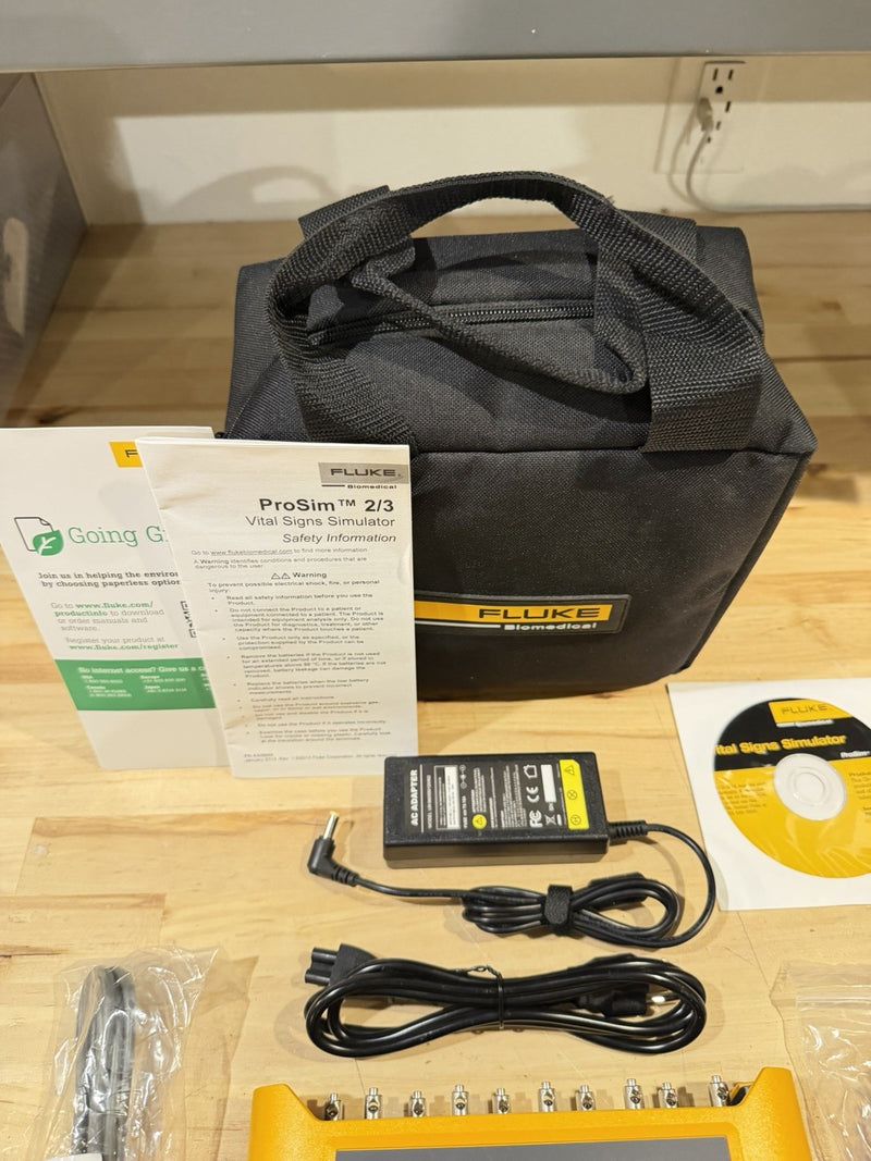 FLUKE BIOMEDICAL PROSIM 2 VITAL SIGNS SIMULATOR - FREE SHIPPING