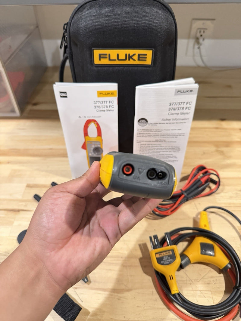 FLUKE 377 FC NON-CONTACT VOLTAGE CLAMP METER SHIPS FAST