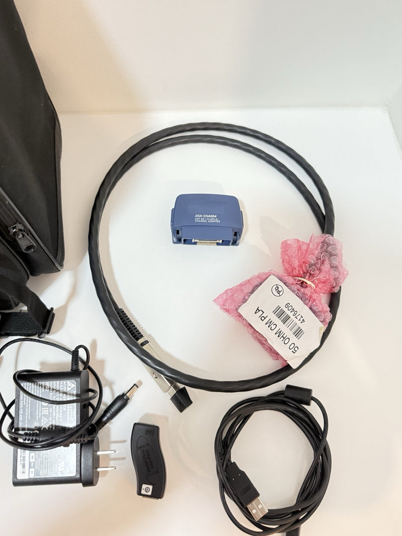 FLUKE NETWORKS DSX2-5000 VERSIV CAT6A CABLE CERTIFIER TESTER KITCALIBRATED2024