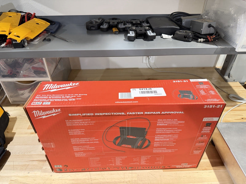 MILWAUKEE 3151-21 M12 AUTO SHOP BORESCOPE WI-FI FILE SHARING INSPECTION CAMERA