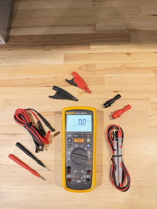 FLUKE 1587 FC INSULATION MULTIMETER W/ LEADS (TESTED) SHIPS FAST