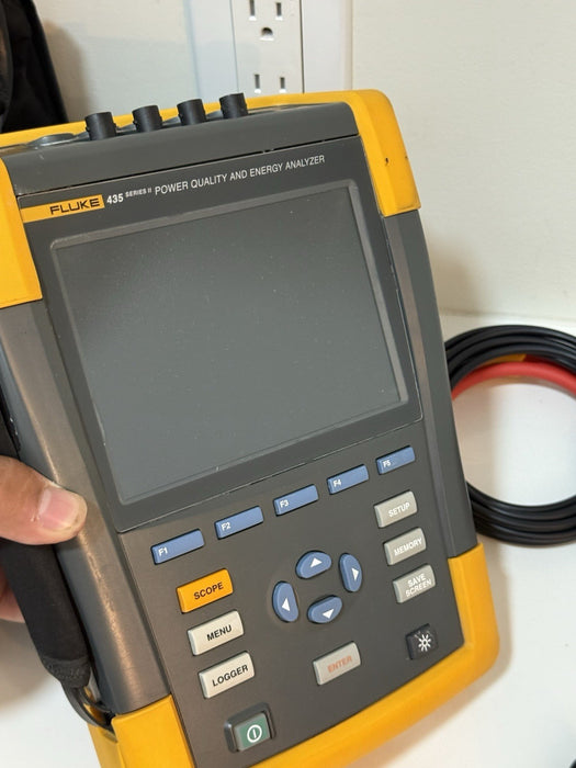 FLUKE 435 II POWER QUALITY & ENERGY ANALYZER WITH ACCESSORIES CALIBRATED 2025