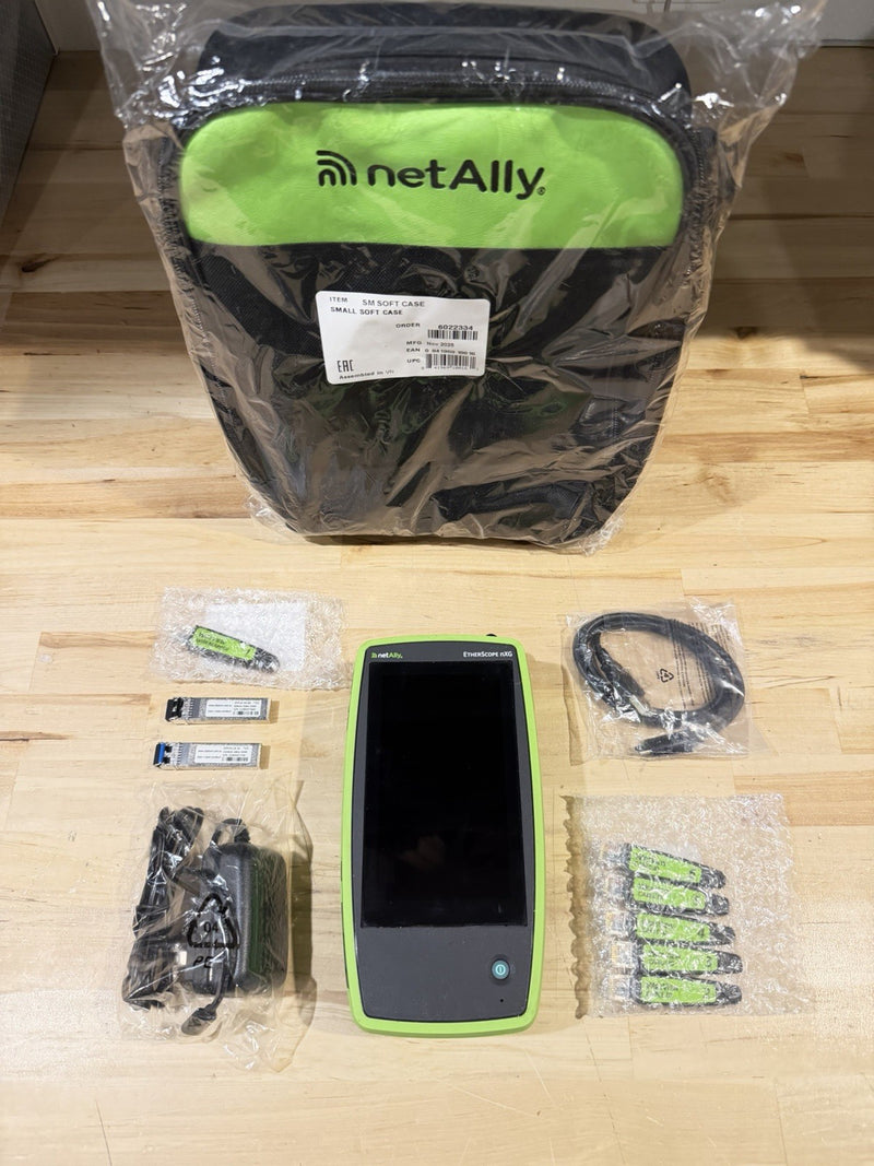 NETALLY ETHERSCOPE NXG EXG 200 TESTER KIT W/ ACCESSORIES & CHARGER FREE SHIPPING
