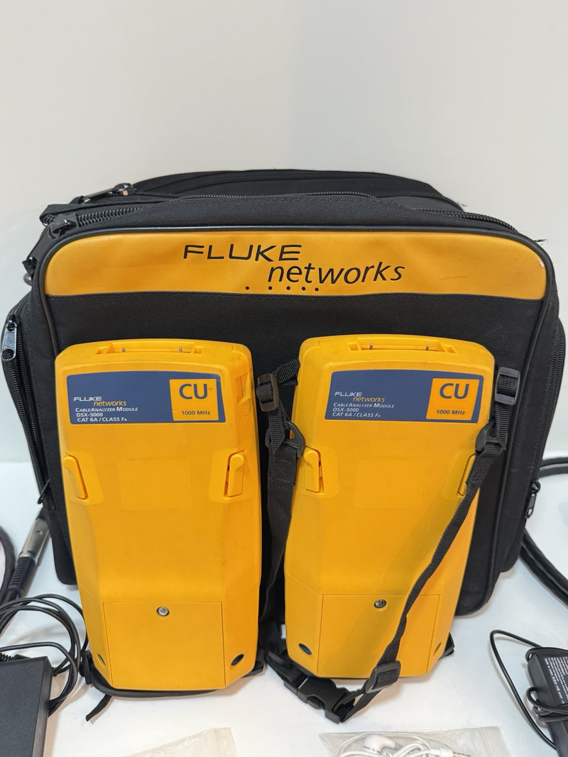 FLUKE NETWORKS DSX2-5000 VERSIV CAT6A CABLE CERTIFIER TESTER KITCALIBRATED2024