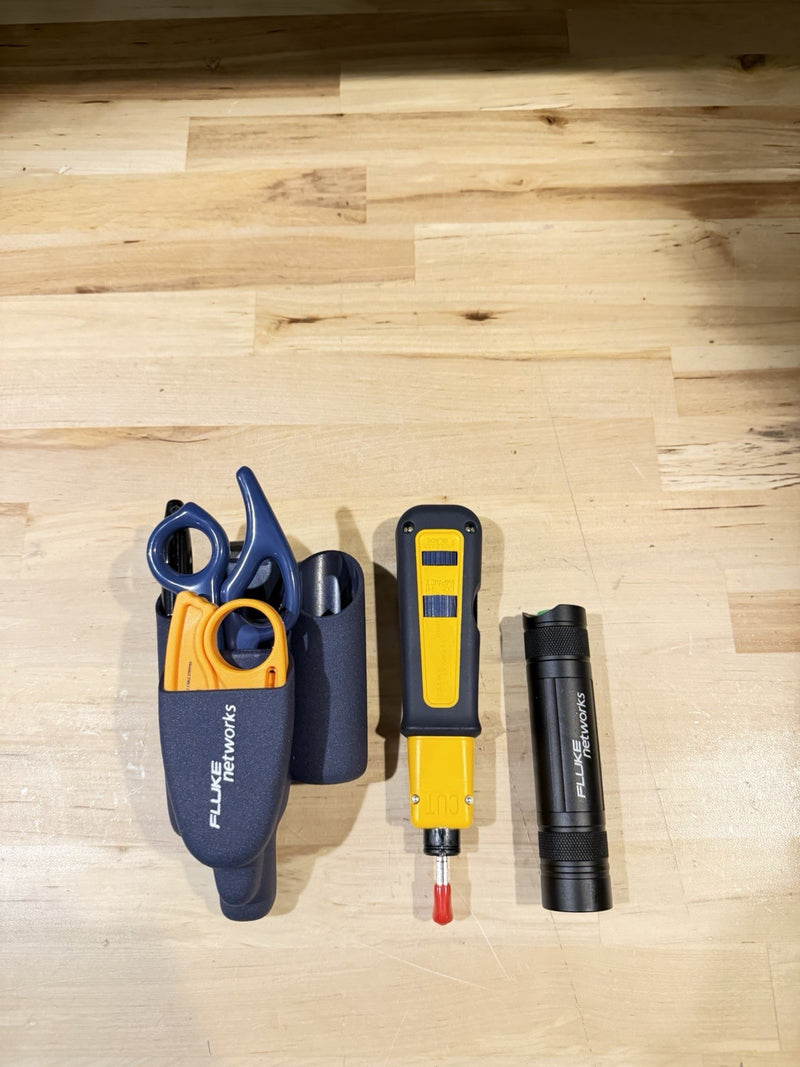 FLUKE NETWORKS 11293000 IS60 PRO TOOL KIY WITHD914S D-SNIPS & SHARPIE