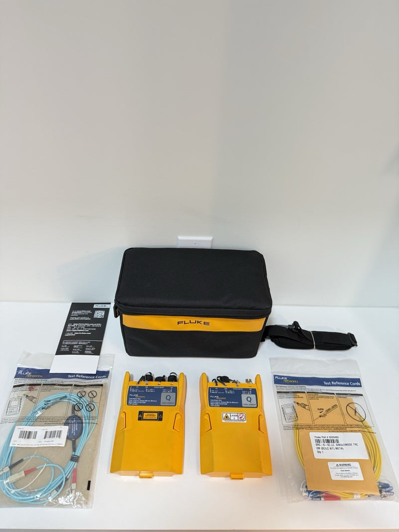 FLUKE NETWORKS CFP-Q CFP-QUAD CERTIFIBER PRO SM MM FIBER OLTS CALIBRATED 2025