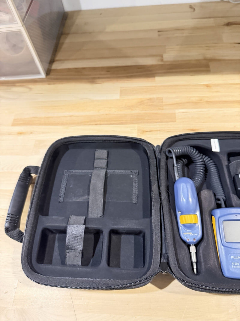 FLUKE NETWORKS FT500 FIBERINSPECTOR MINI FIBER OPTIC INSPECTION SCOPE KIT TESTED