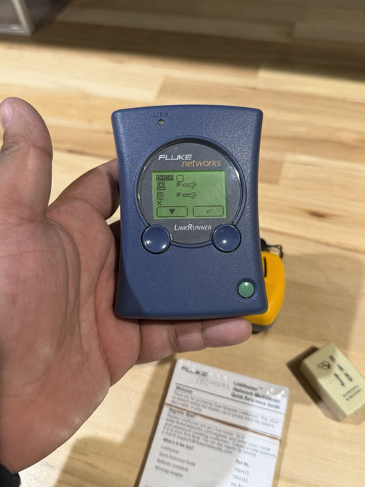FLUKE NETWORKS LINKRUNNER WITH INTELLITONE 100 PROBE TESTED