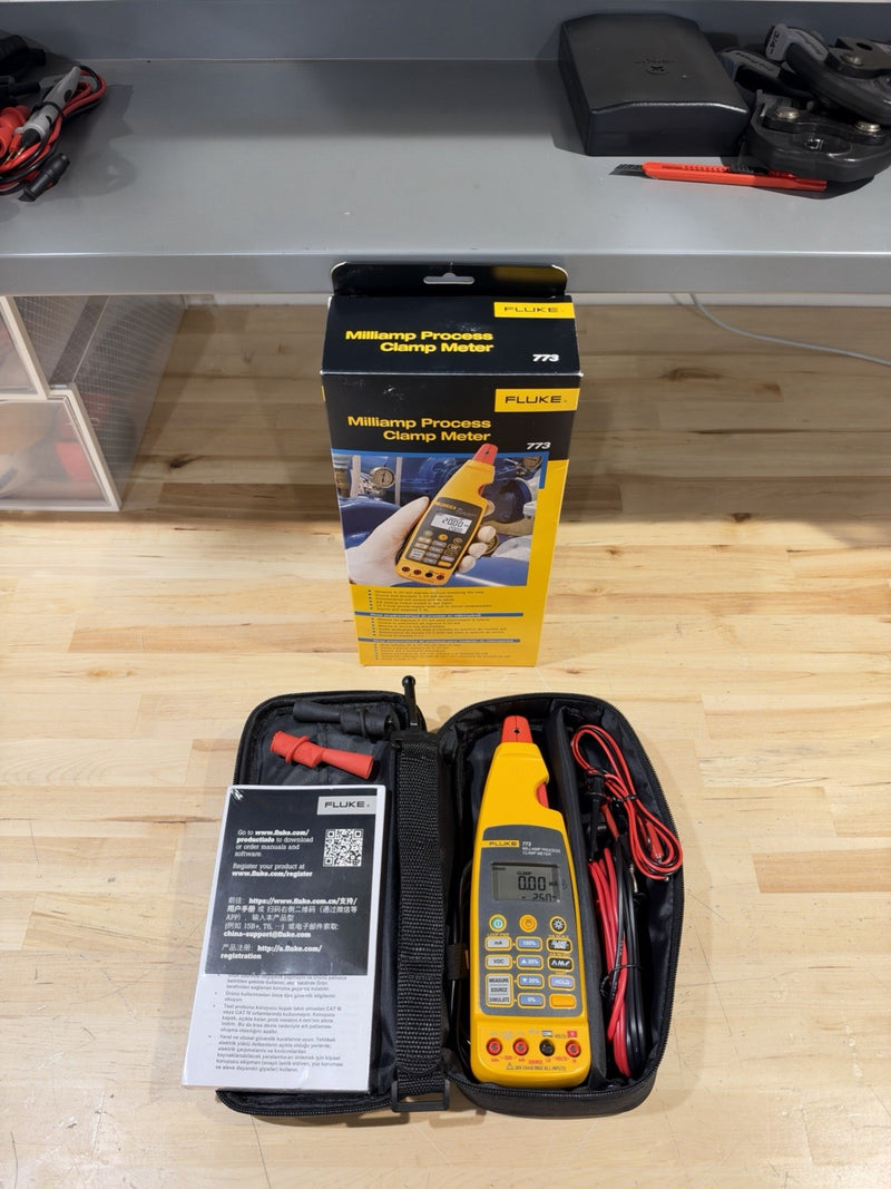 FLUKE 773 MILLIAMP PROCESS CLAMP (TESTED) NEW FREE SHIPPING - NEW
