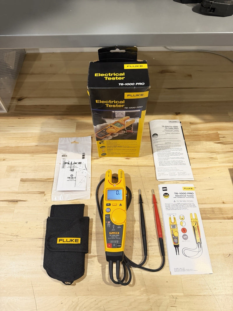 FLUKE T6-1000 PRO ELECTRICAL TESTER FIELDSENSE 1000V AC/DC SHIPS FAST