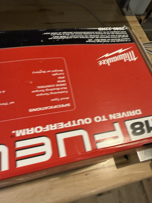 MILWAUKEE 2869-22HD M18 1" EXTENDED ANVIL CORDLESS IMPACT WRENCH KIT -NEW SEALED